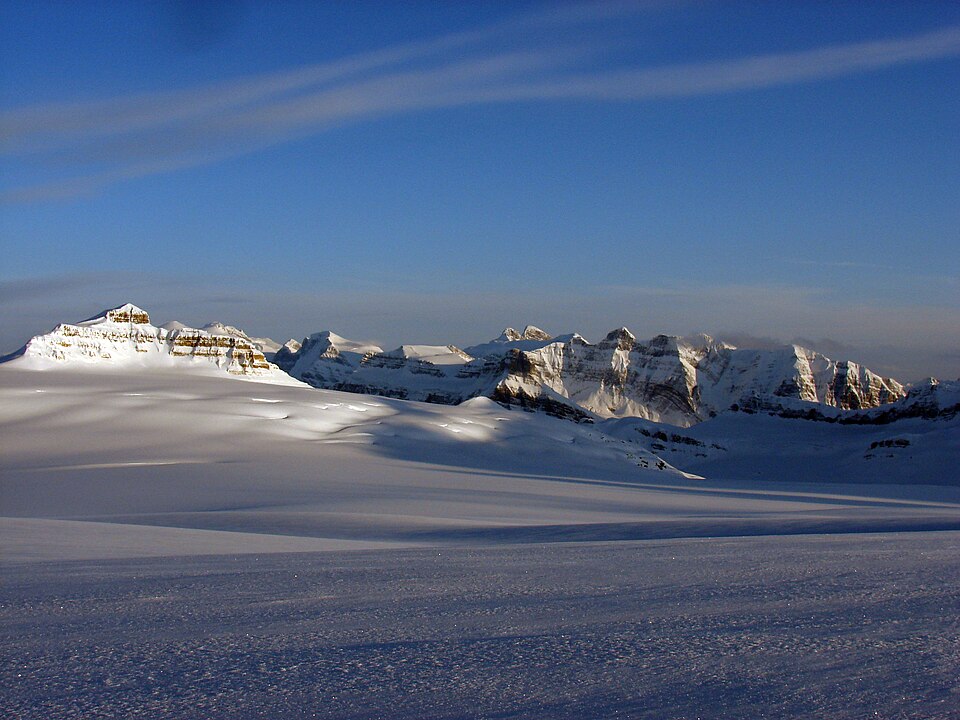 Columbia Icefield and Athabasca Glacier